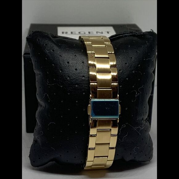 Regent 30084593 Women's Gold Stainless Steel Analog Dial Quartz Wrist Watch EW10 - Picture 4 of 10